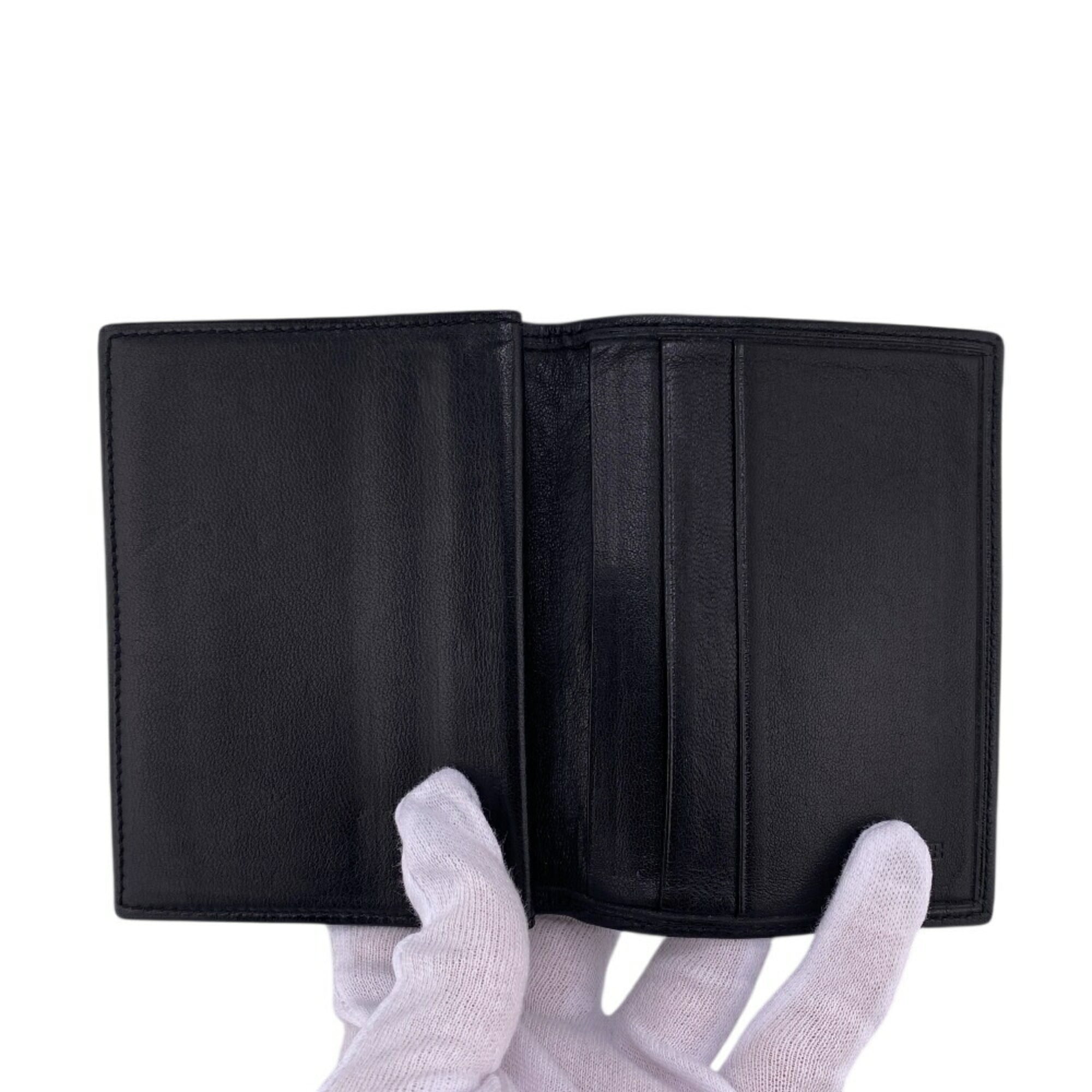 LOEWE Anagram Pass Case, Card Wallet, Black, Women's