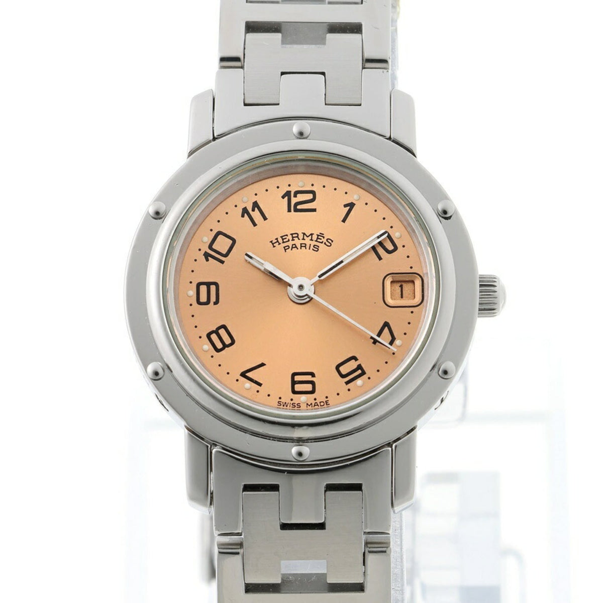 Hermes Clipper CL4.210 Pink Quartz Watch — Good