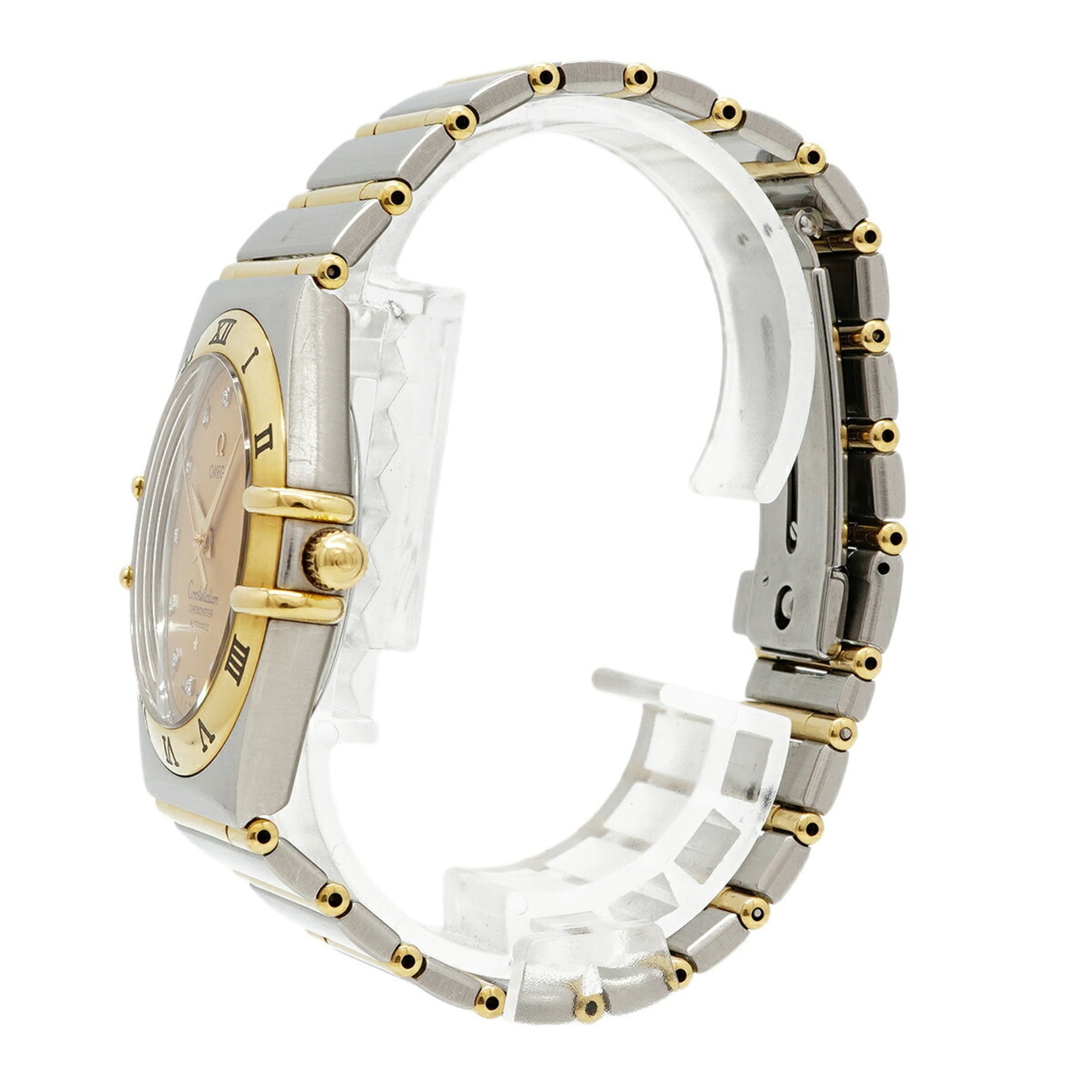 Omega Constellation Two-Tone Diamond 1202.15 Gold Dial Men's Watch — Good