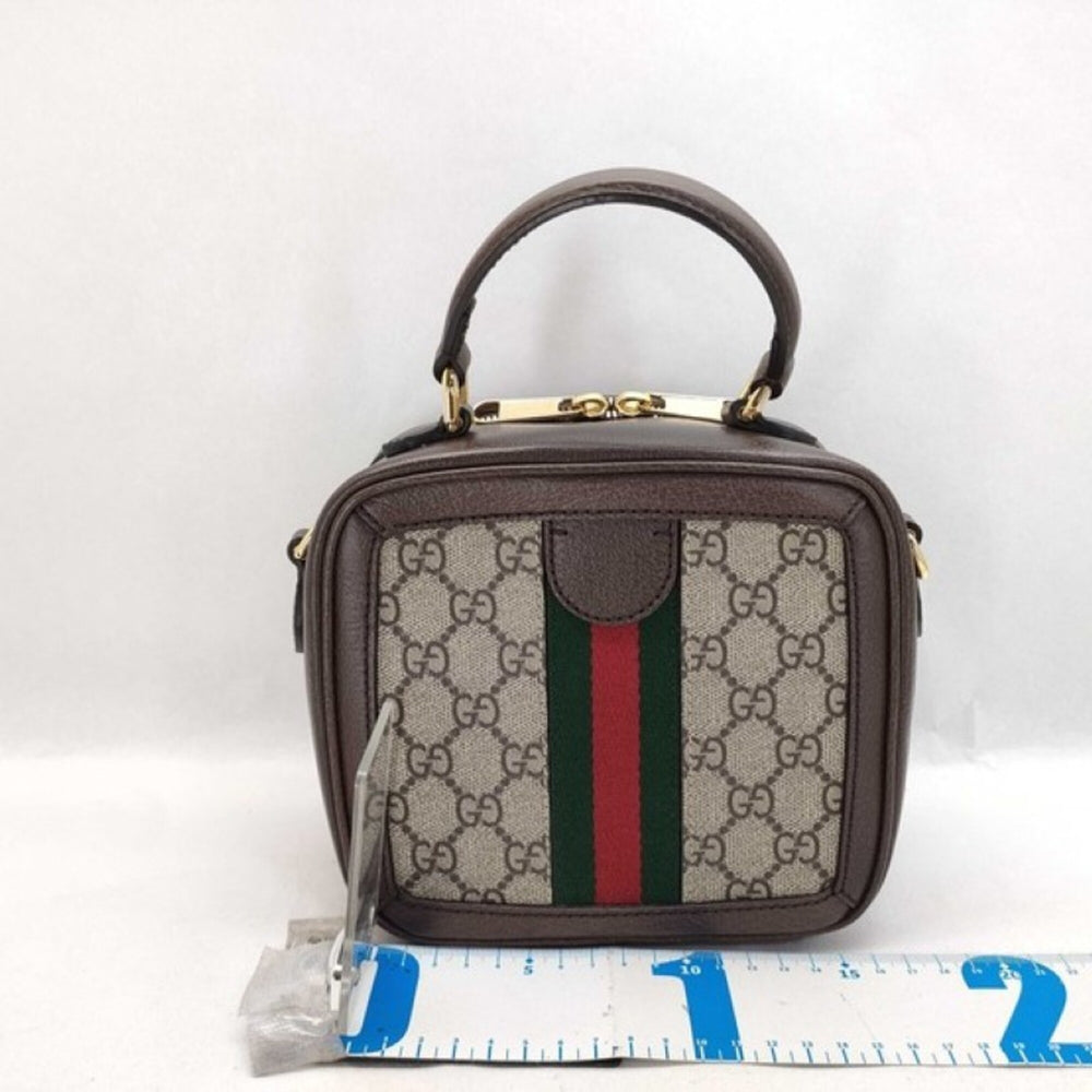 GUCCI Ophidia 772157 Handbag, Beige/Brown GG Supreme, Women's Shoulder Bag — Like New