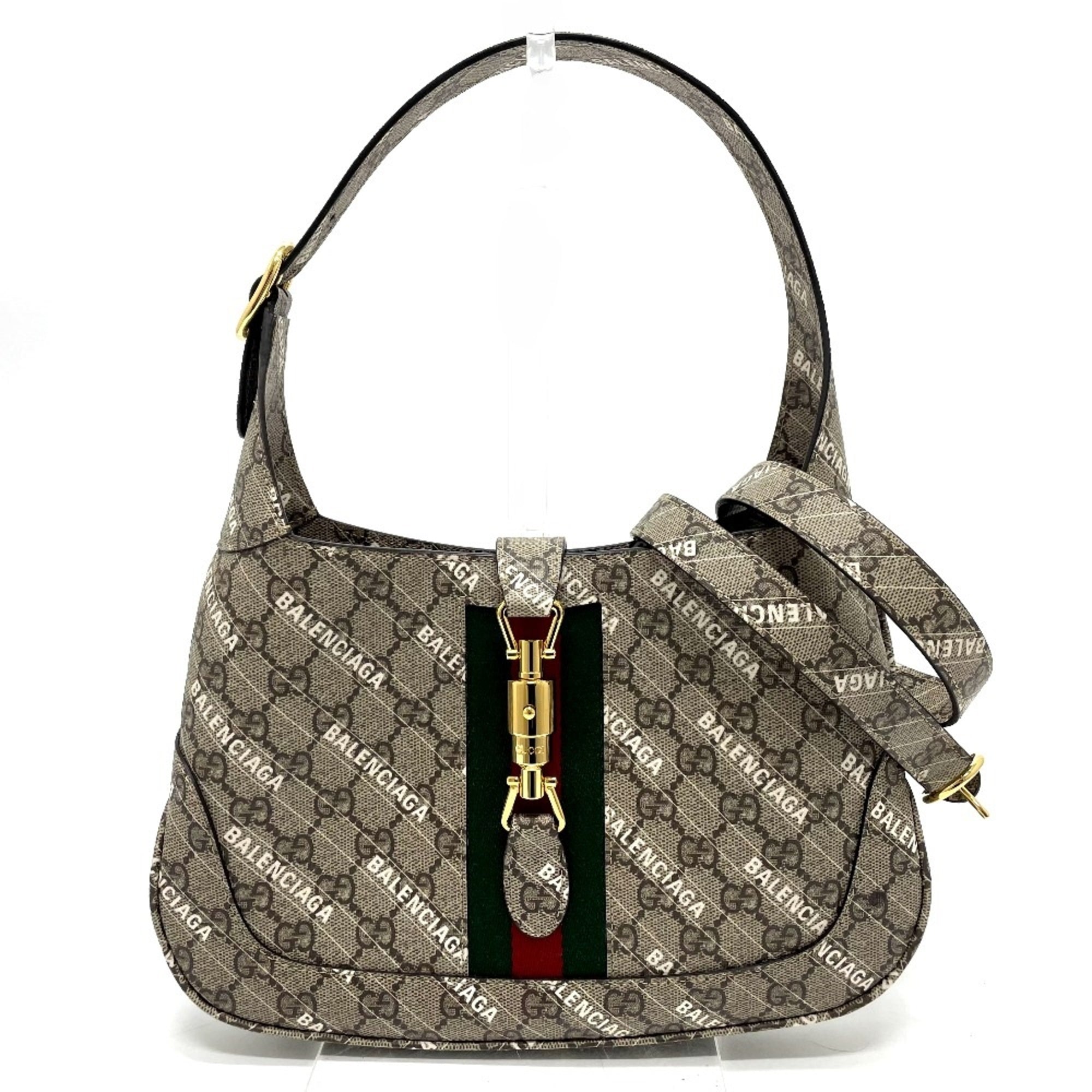 Gucci 636706 Balenciaga BALENCIAGA collaboration Bag Jackie 1961 2WAY Hand Bag Beige — Like New