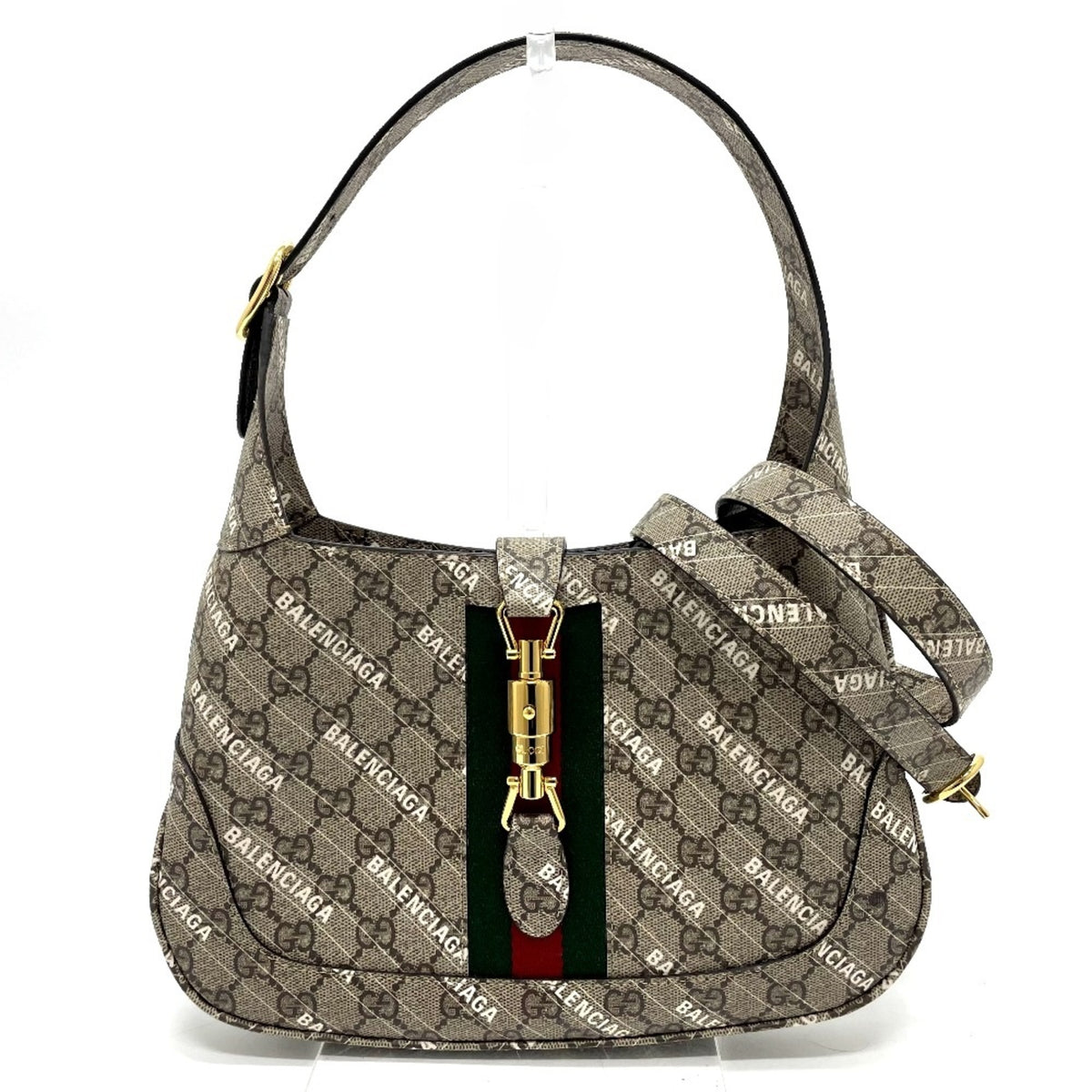 Gucci 636706 Balenciaga BALENCIAGA collaboration Bag Jackie 1961 2WAY Hand Bag Beige — Like New