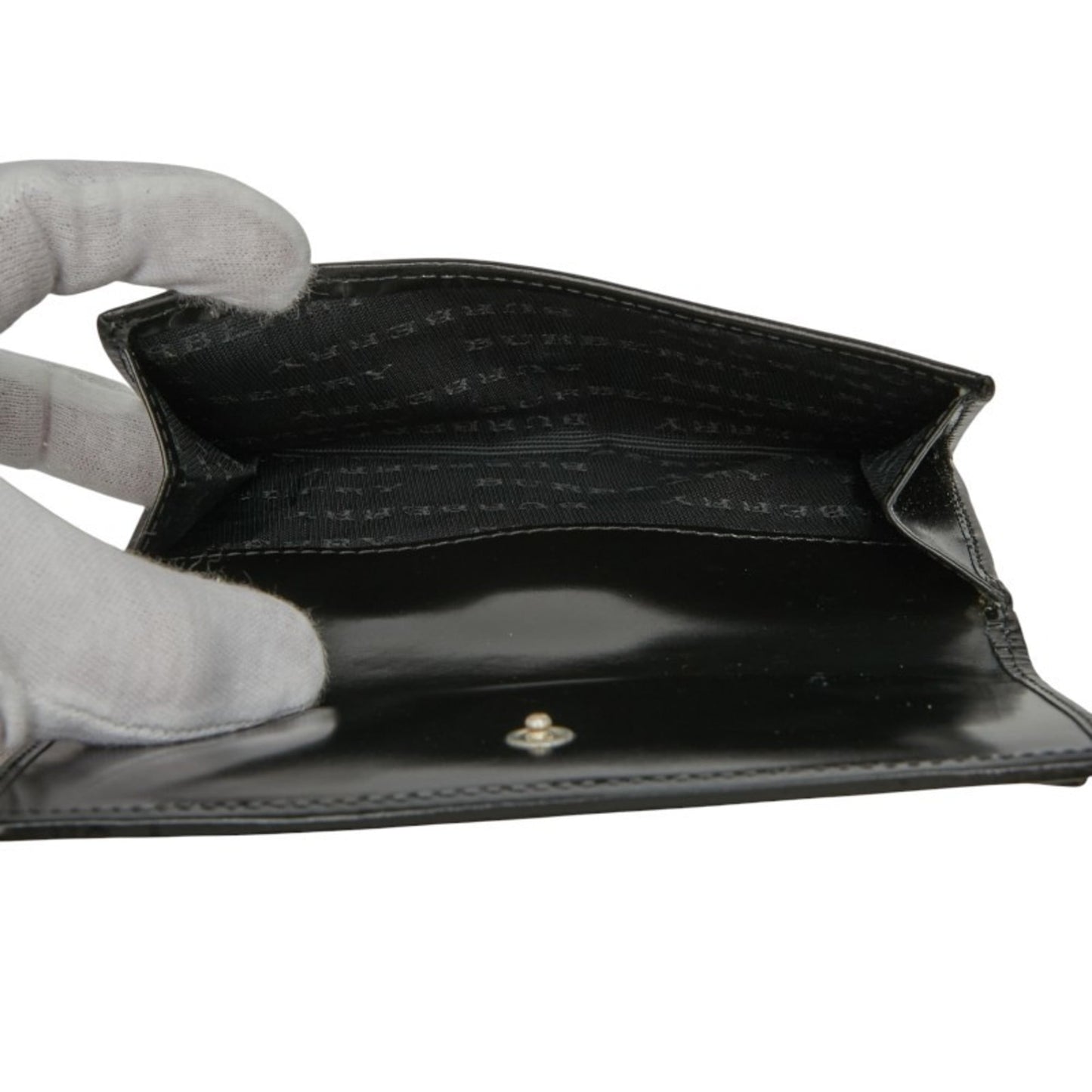 Burberry Nova Check Bifold Wallet in Beige and Black Leather, Women's