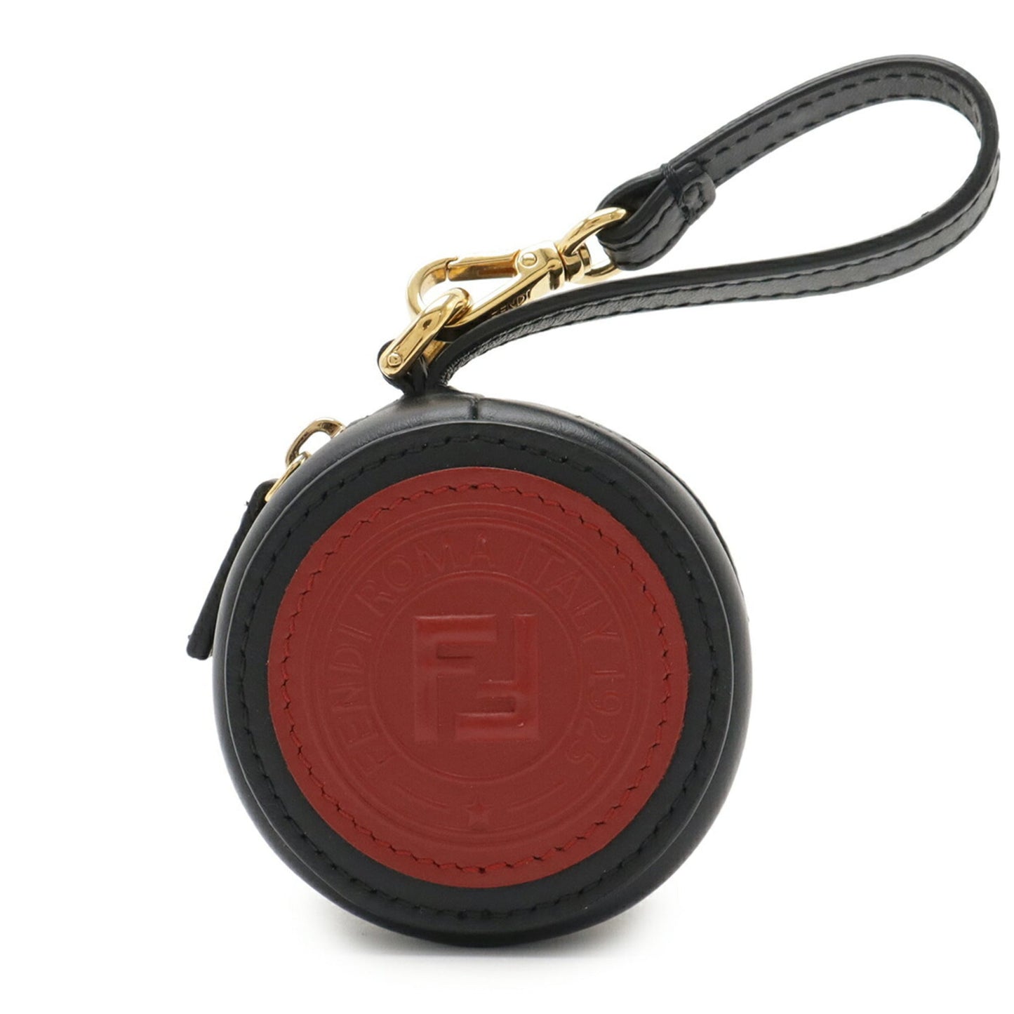 FENDI FF Eco Bag, Tote Pocketable, Bag Charm, Coin Case, Nylon, Leather, Black, Red, Brown, 7AR721