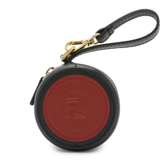 FENDI FF Eco Bag, Tote Pocketable, Bag Charm, Coin Case, Nylon, Leather, Black, Red, Brown, 7AR721