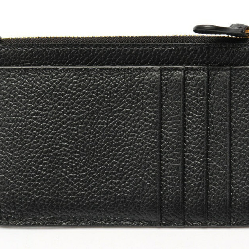 Balenciaga BALENCIAGA Coin Card Holder Case 637130 Kataoshi Leather Black E-159488