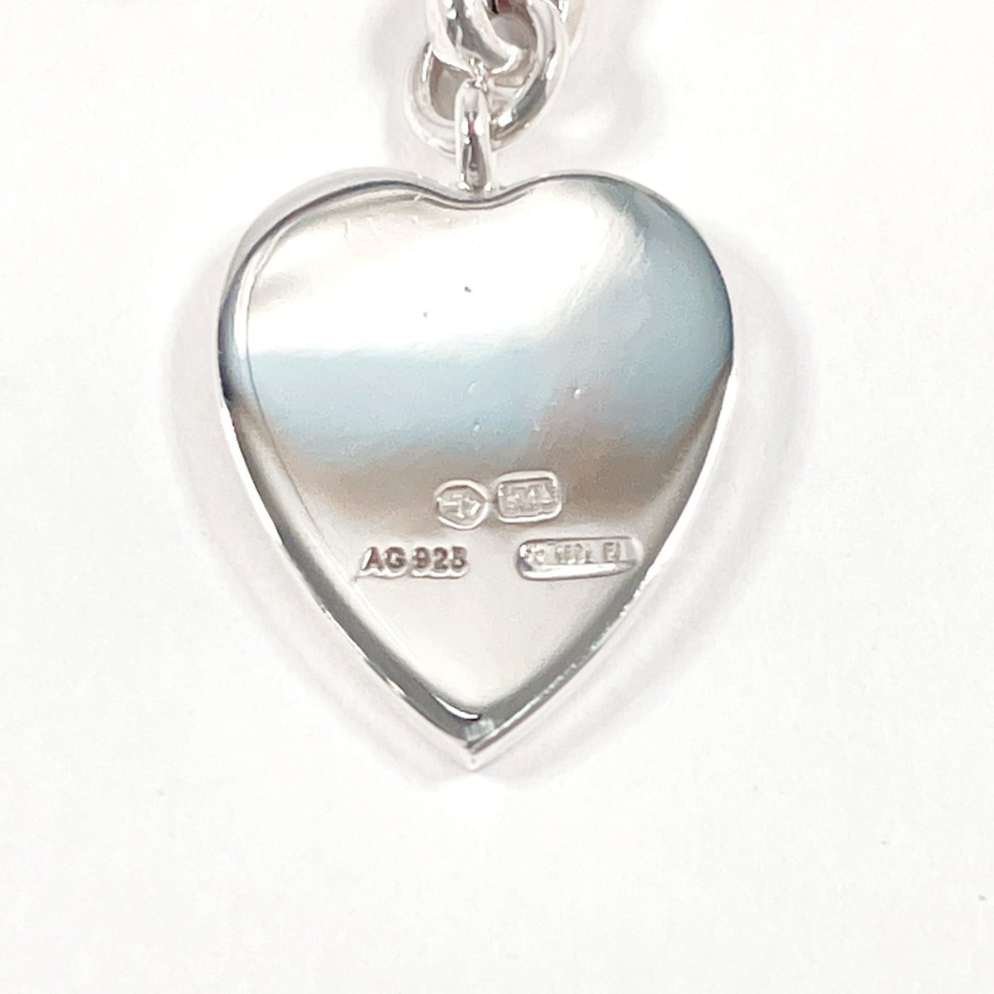 GUCCI Trademark Heart Earrings, Silver 925, Silver, Women's