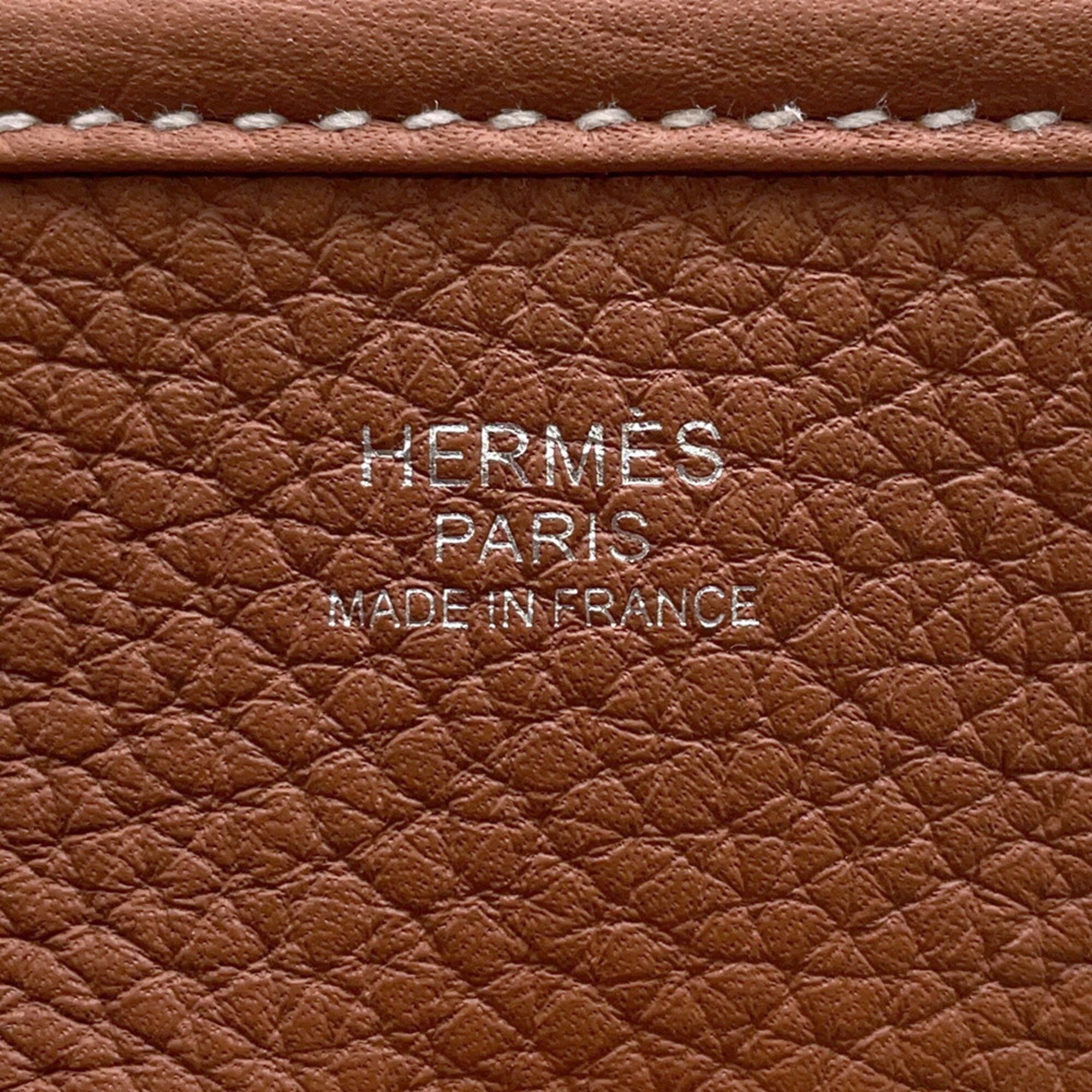 Hermes Evelyne 3 PM Shoulder Bag, Gold, Taurillon Clemence Leather, G Stamp. Evelyne, Handbag, Women's — Like New