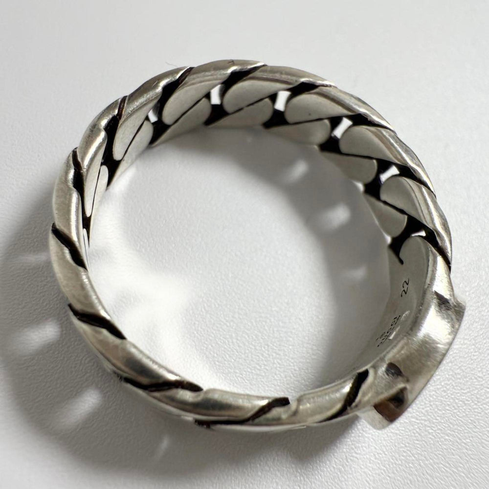 Gucci Men's Interlocking G Silver Ring — Like New