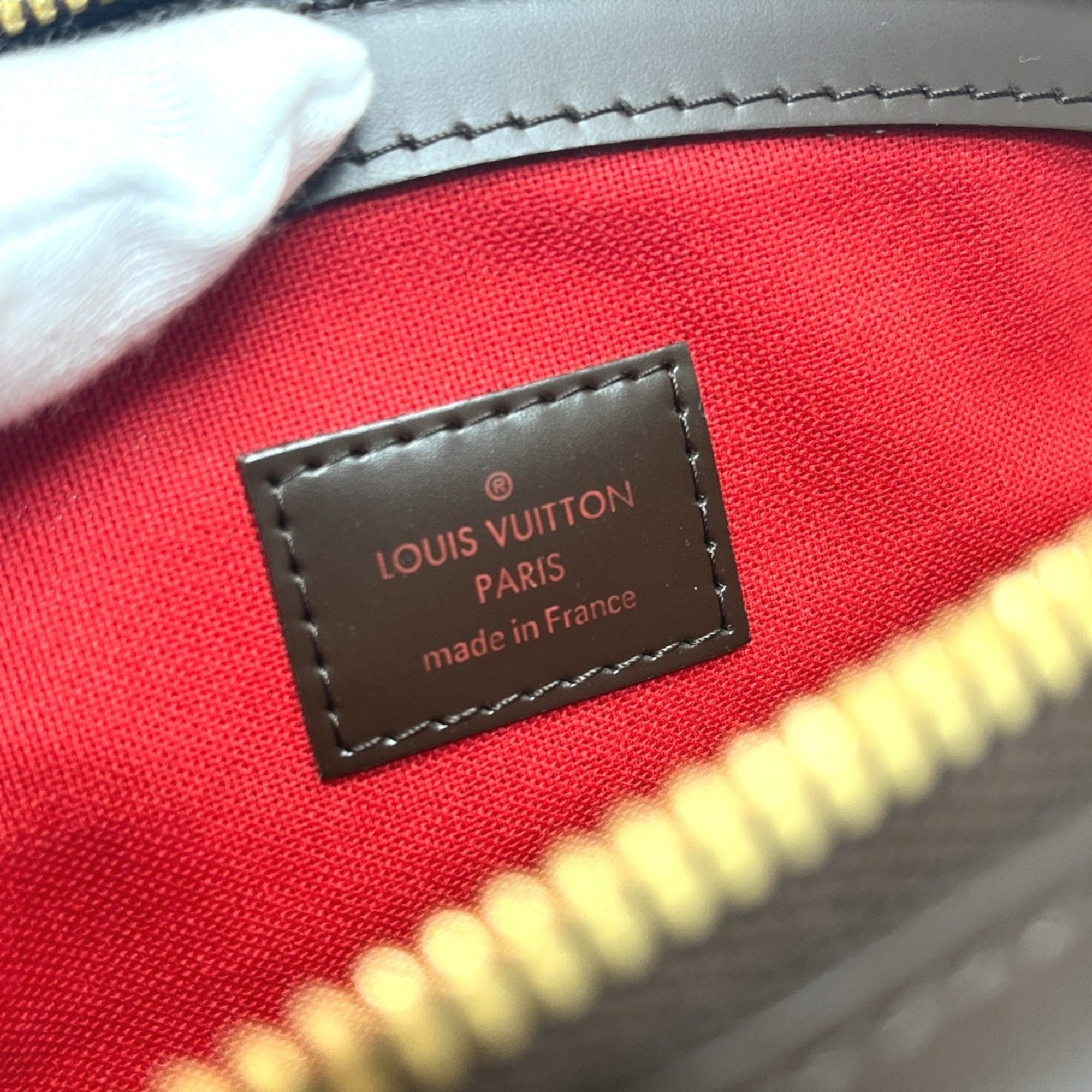 LOUIS VUITTON N41117 Verona PM Tote Bag Shoulder Damier Canvas Women's Ebene — Like New
