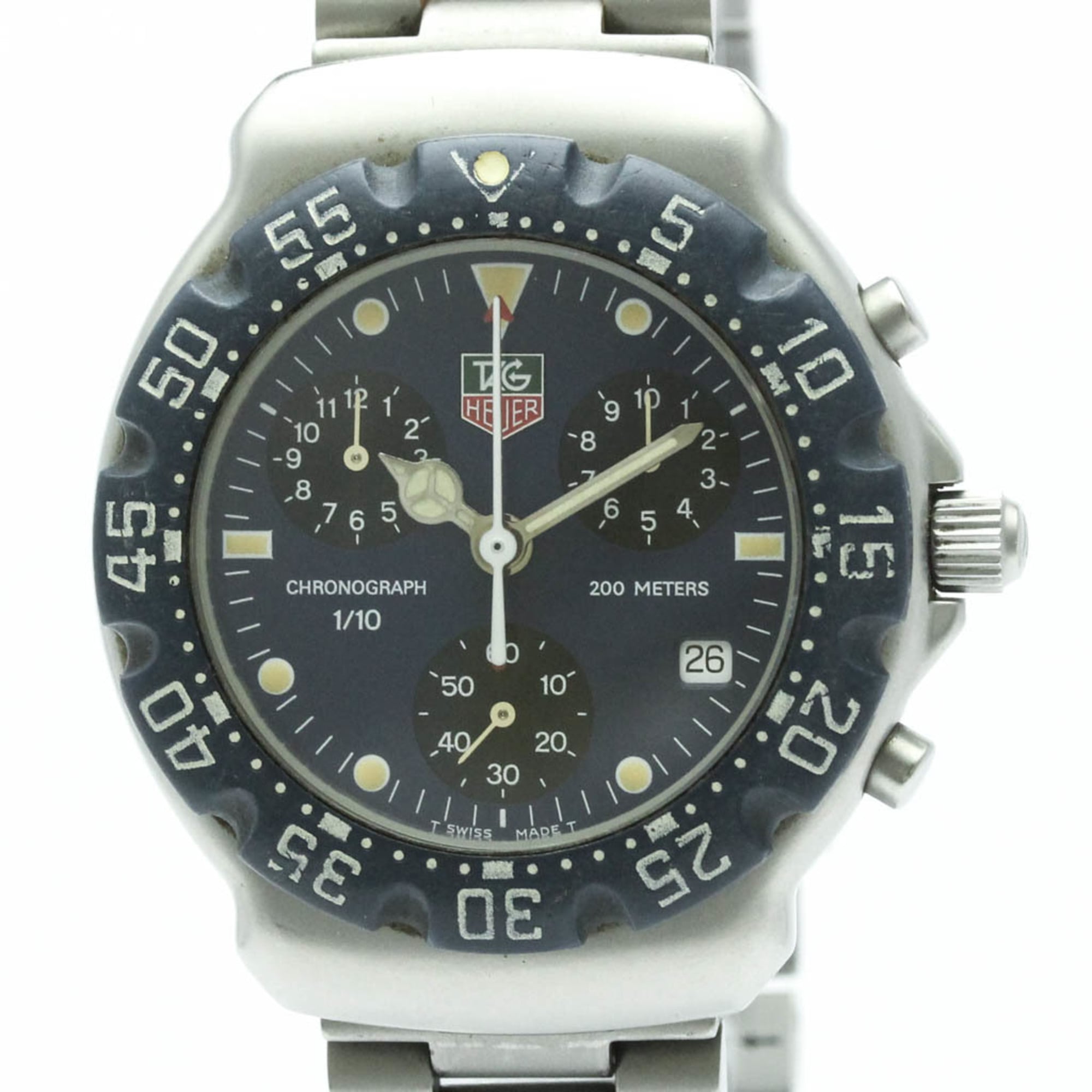 TAG HEUER 2000 Formula 1 Chronograph Steel Quartz Mens Watch CA1210 — Good