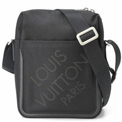 LOUIS VUITTON Damier Geant Citadin MM Shoulder Bag for Men, Black M93042 — Like New
