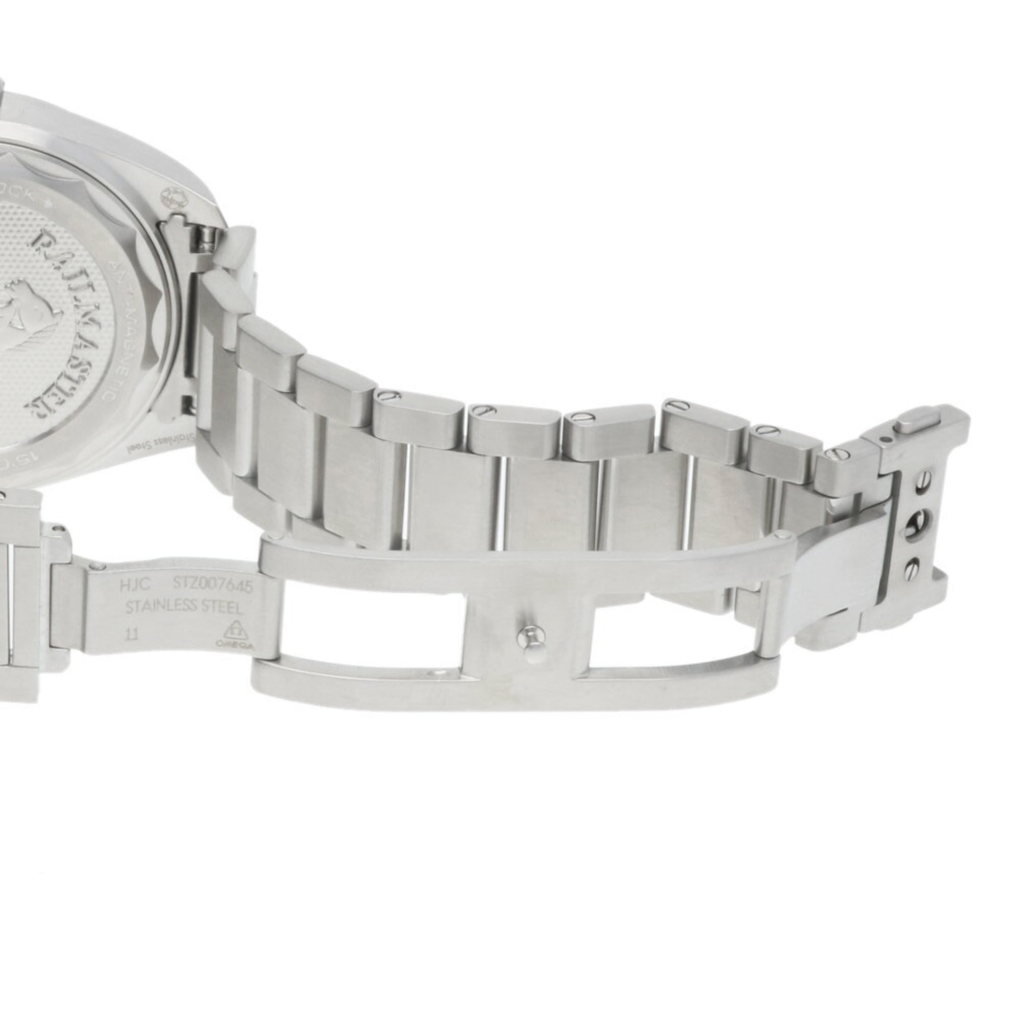 Omega Railstar watch, stainless steel automatic, men's OMEGA — Very Good