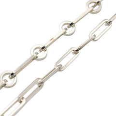 Hermes Kelly Chaine Necklace, Sterling Silver 925, Tone, Jewelry for Men and Women — Like New