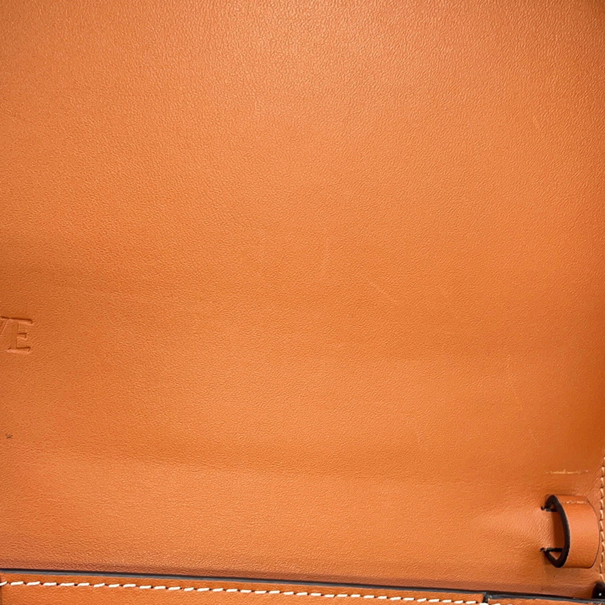 LOEWE Anagram Shoulder Bag, Heel Leather