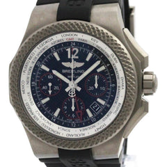 BREITLING Bentley GMT Light Body Titanium Mens Watch EB0433 Polished — Very Good