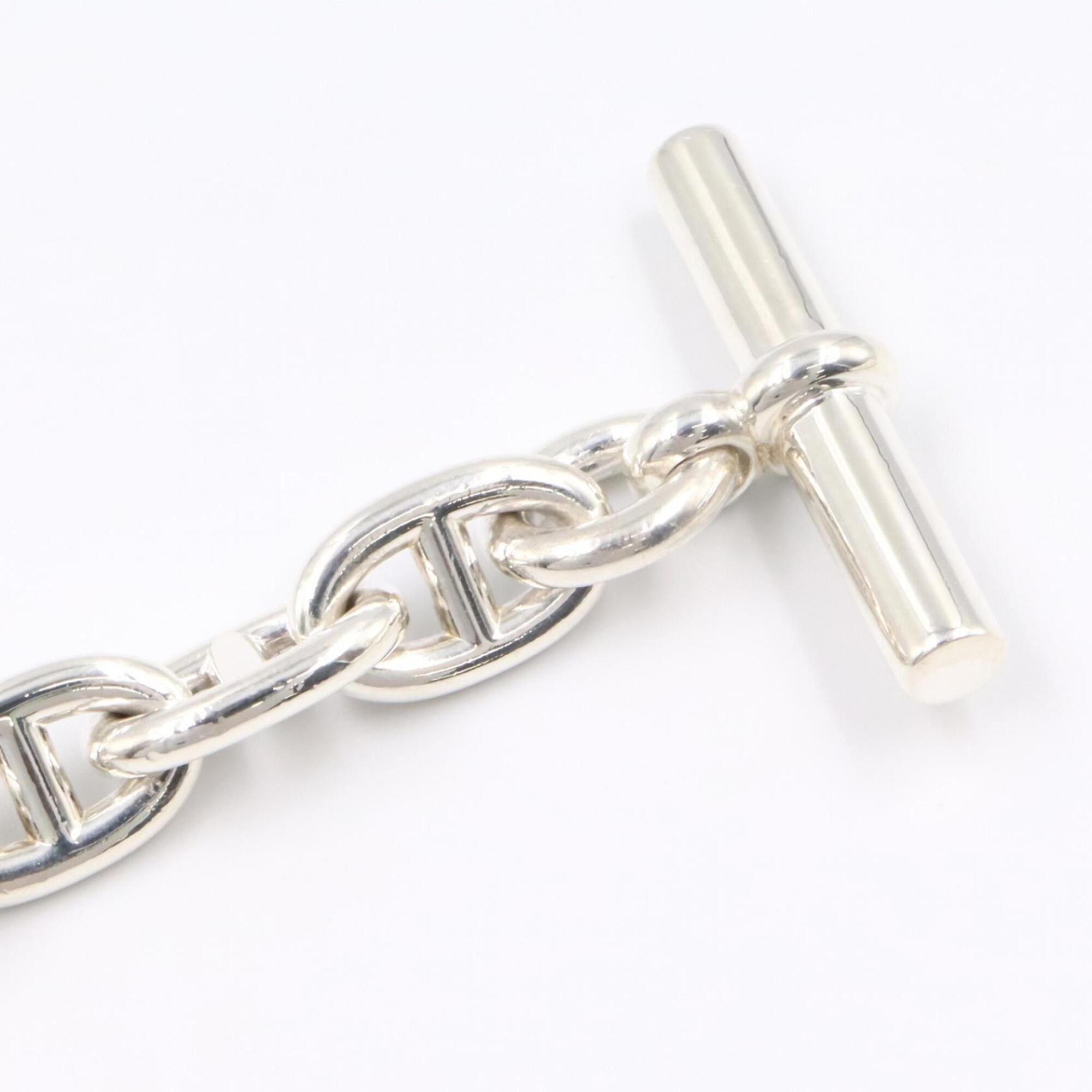 Hermes Chaine d'Ancre PM 14-link bracelet, sterling silver (925), women's, tone — Like New