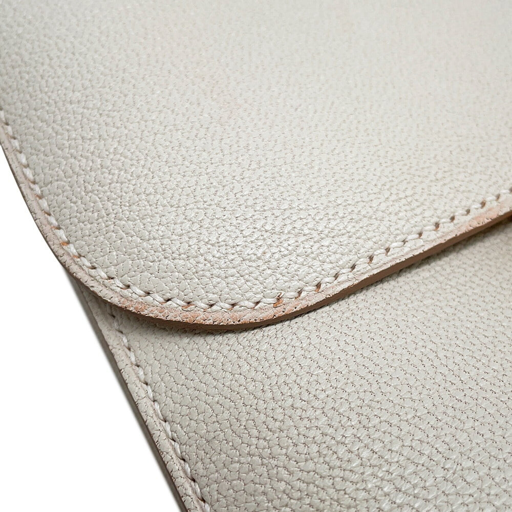 Hermes Mini Constance 3 Miroir Verso Mushroom Chai Chevre Mysore B stamp handbag women's HERMES — Like New