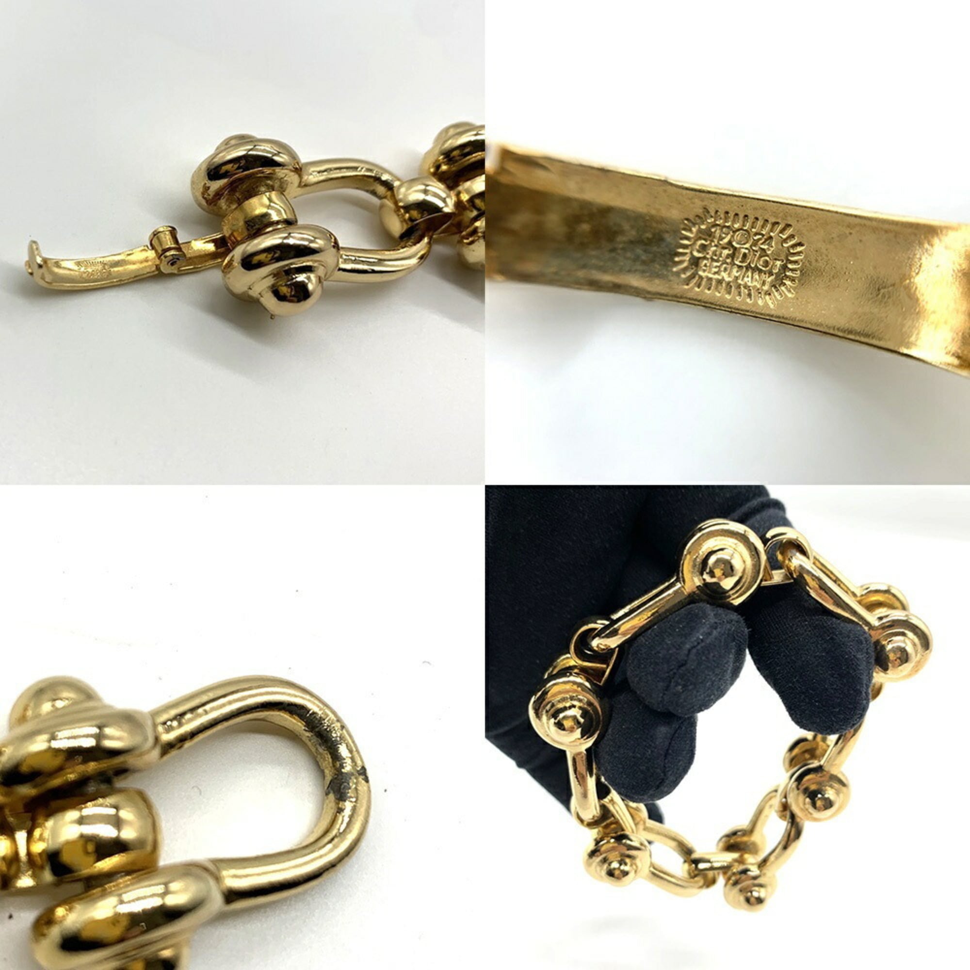 Christian Dior Dior Chain Bracelet Gold Christian