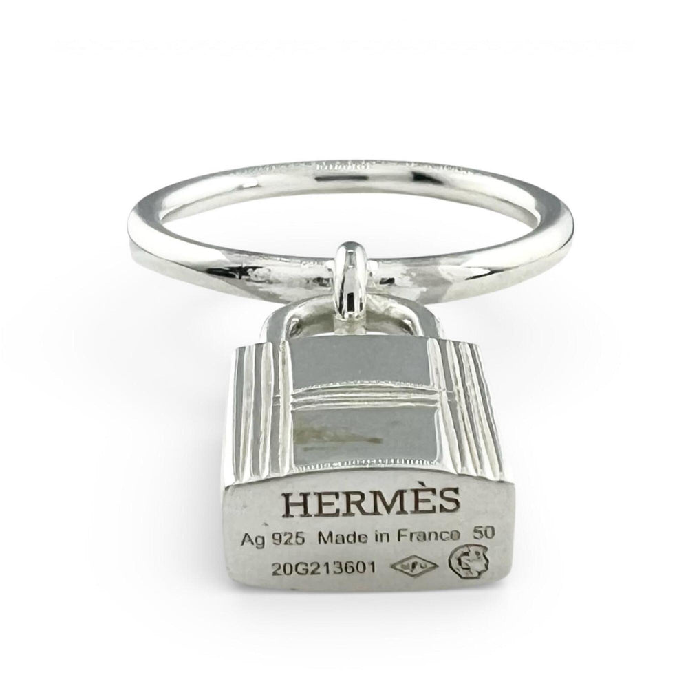 HERMES (Hermes) 2020 Amulette Cadena AG925 Ring, Silver 50, Made in France, Weight 5.5g, Women's — Like New