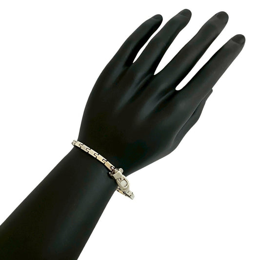 GUCCI ID Bracelet, 925 Sterling Silver, Bangle, Women's, 474-4