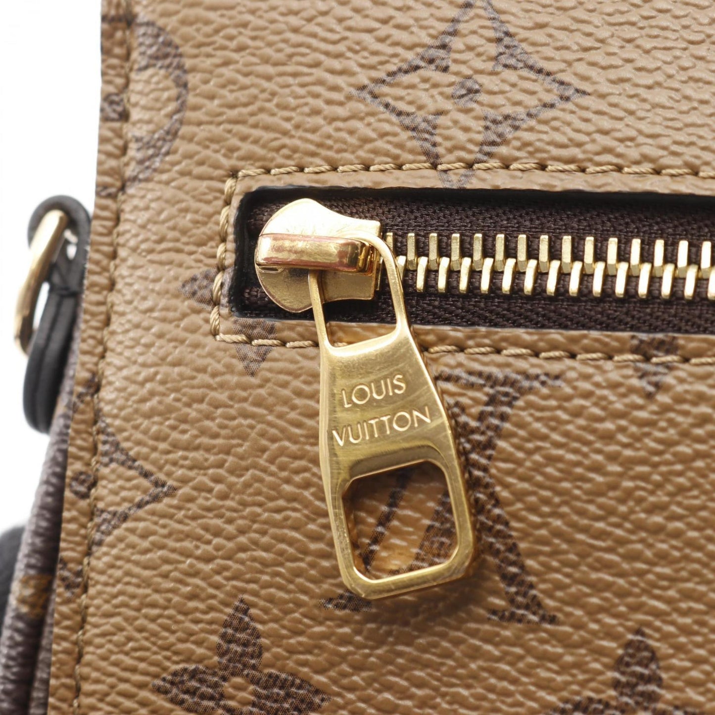 Louis Vuitton Metis MM Monogram Reverse Pochette Handbag, Coated Canvas and Leather, Women's, Brown Black, M44876