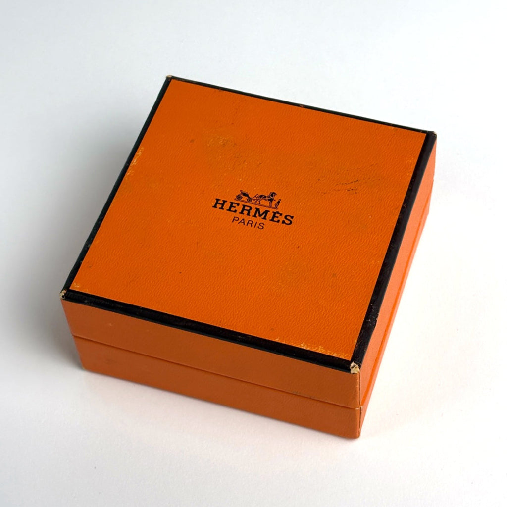 Hermes GM Enamel Cloisonne Bracelet in GP Gold and Green for Women