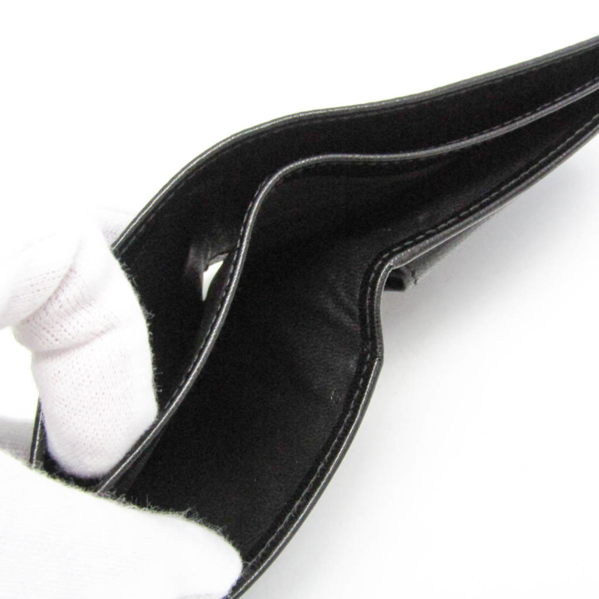 Gucci 120949 Men's Leather Wallet (bi-fold) Black