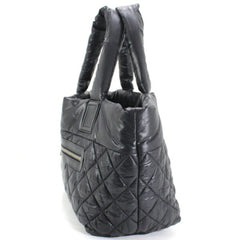 Chanel Coco Cocoon PM Small Tote Bag, Black Nylon with Mark, Women's, KM3144 — Like New