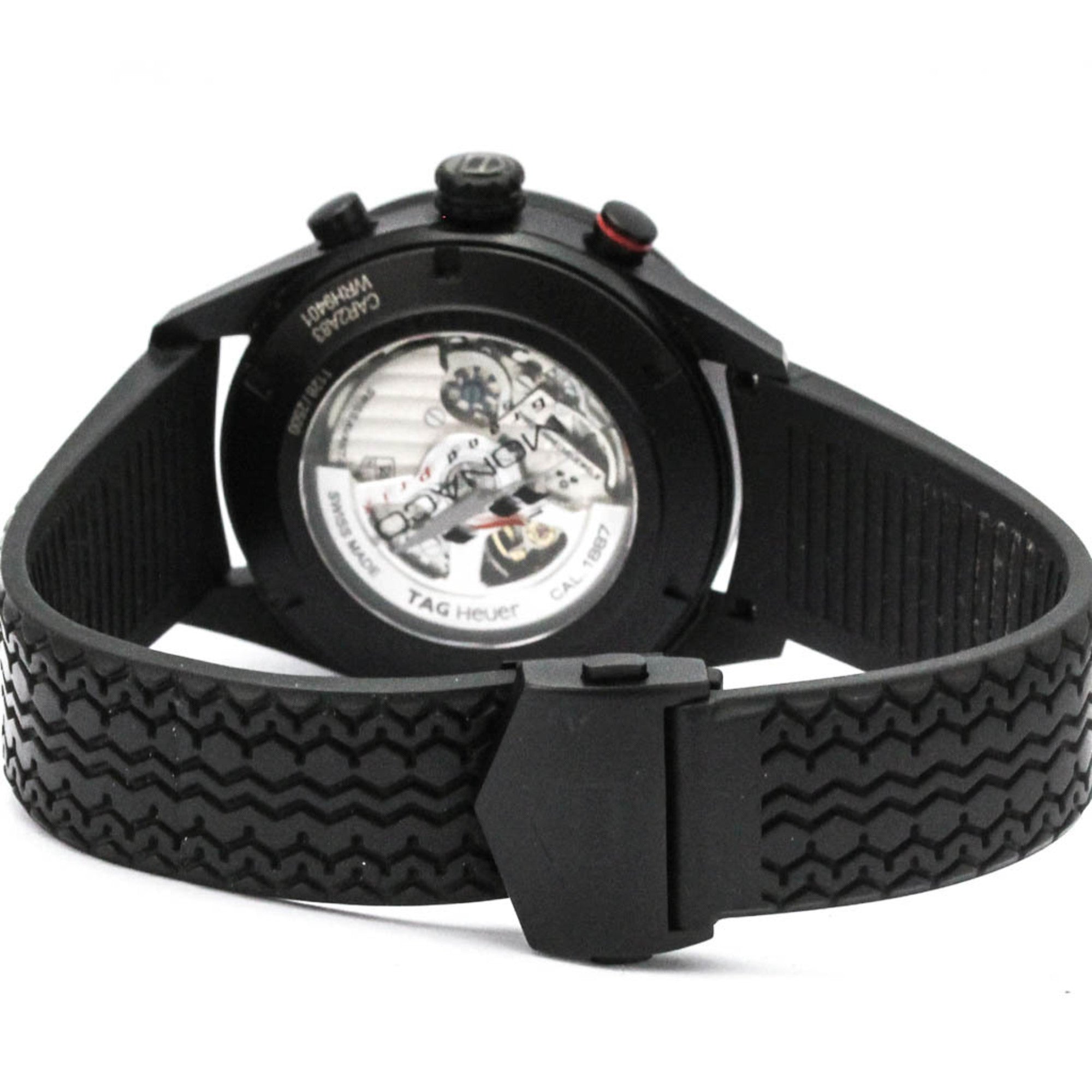 TAG HEUER Carrera Chronograph Monaco Grand Prix Titanium Watch CAR2A83 — Very Good