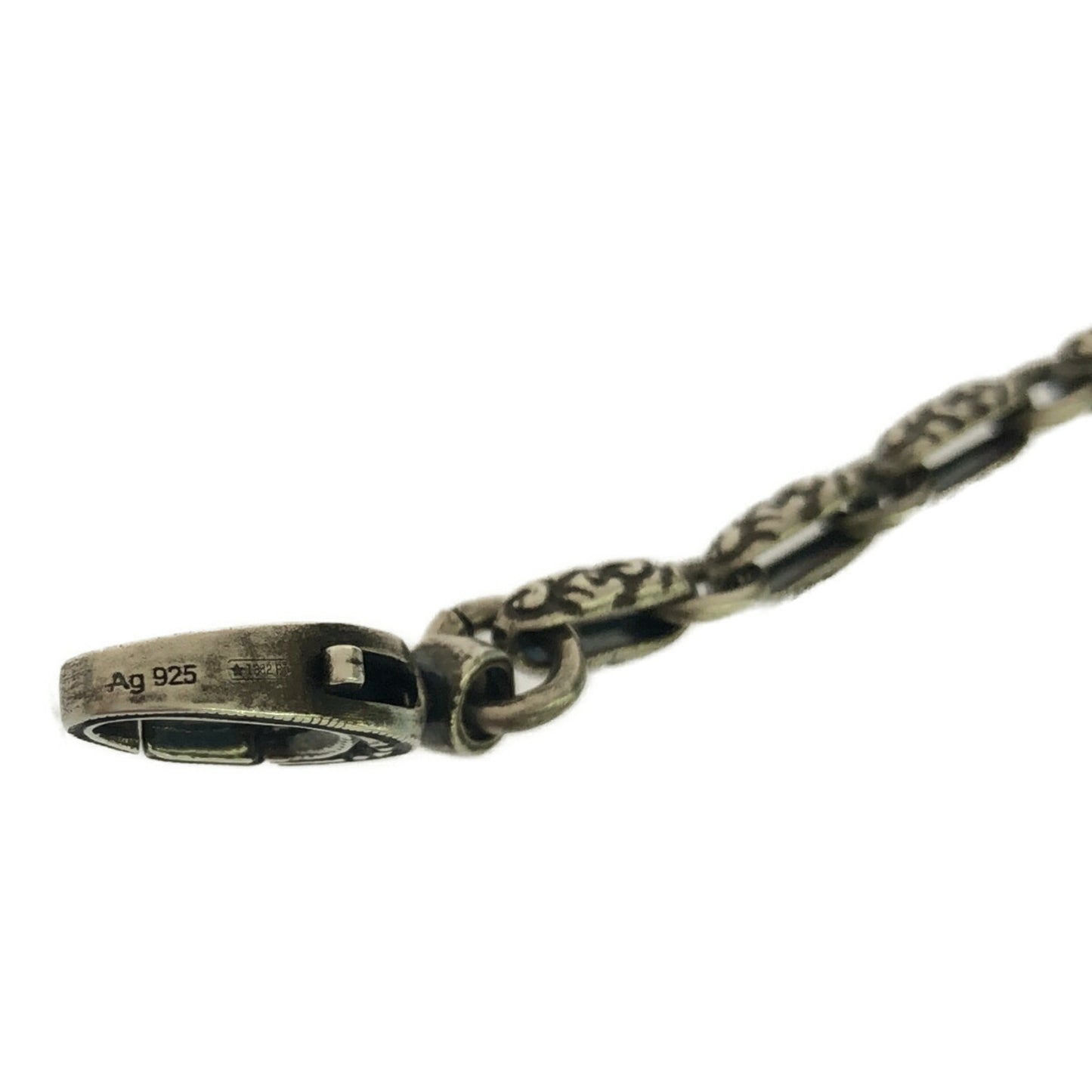 GUCCI Gucci Bracelet G Cube Silver Color Stone 550888 Gray Ag925 Mikunigaoka Store