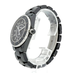 Chanel J12 Diamond H1626 Black Dial Men's Watch — Good