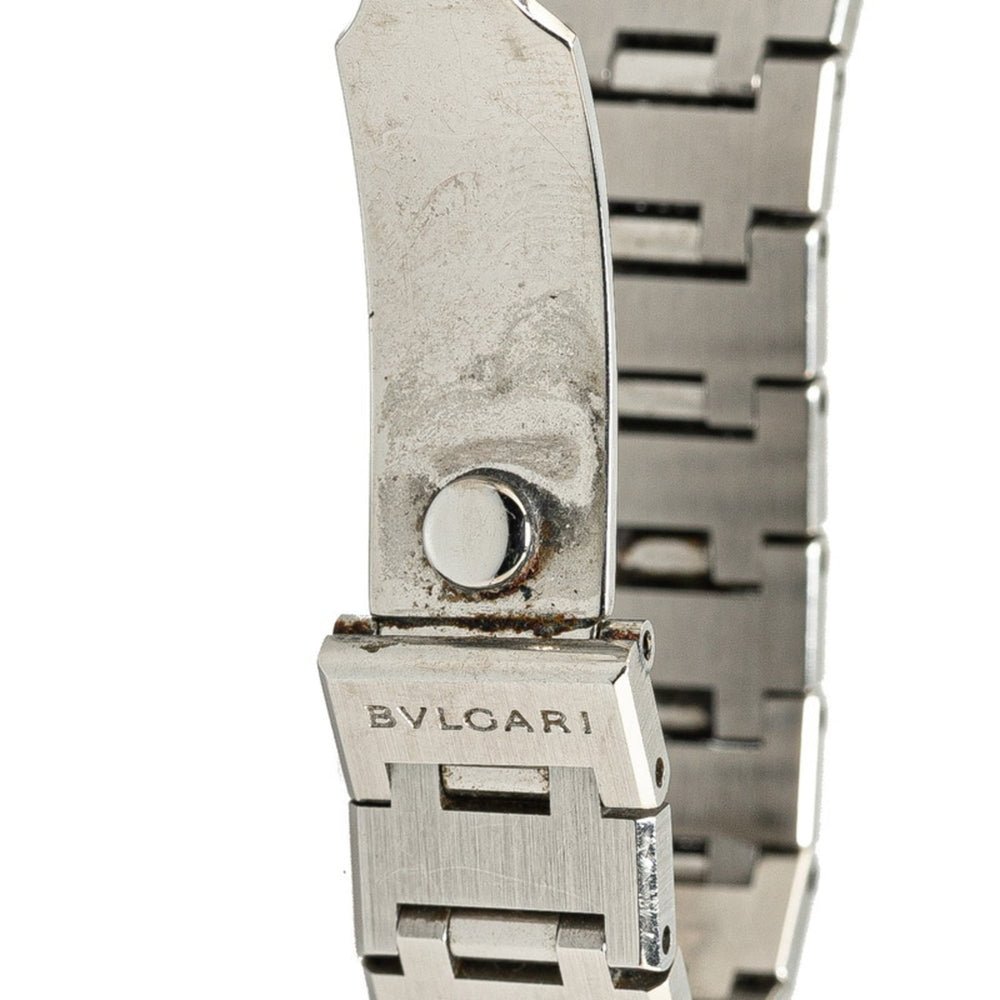 BVLGARI Watch BB23SS Quartz Black Dial Stainless Steel Women's — Good