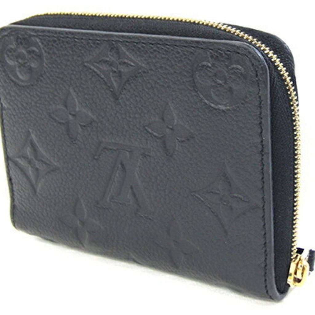Louis Vuitton Monogram Empreinte Zippy Coin Purse in Noir, compact wallet, mini wallet for women.