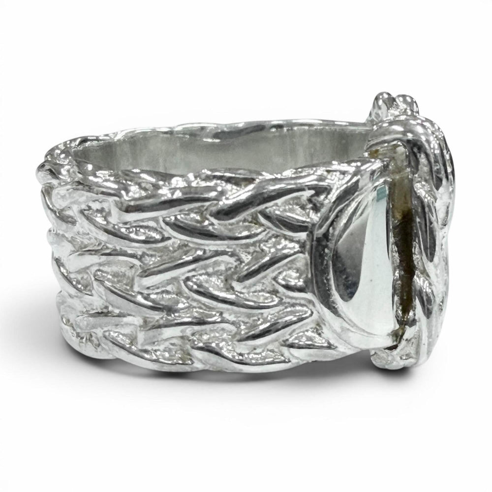 HERMES Vintage Diane 925 Ring, Silver, Weight 11.41g, Men's/Women's Accessory — Like New