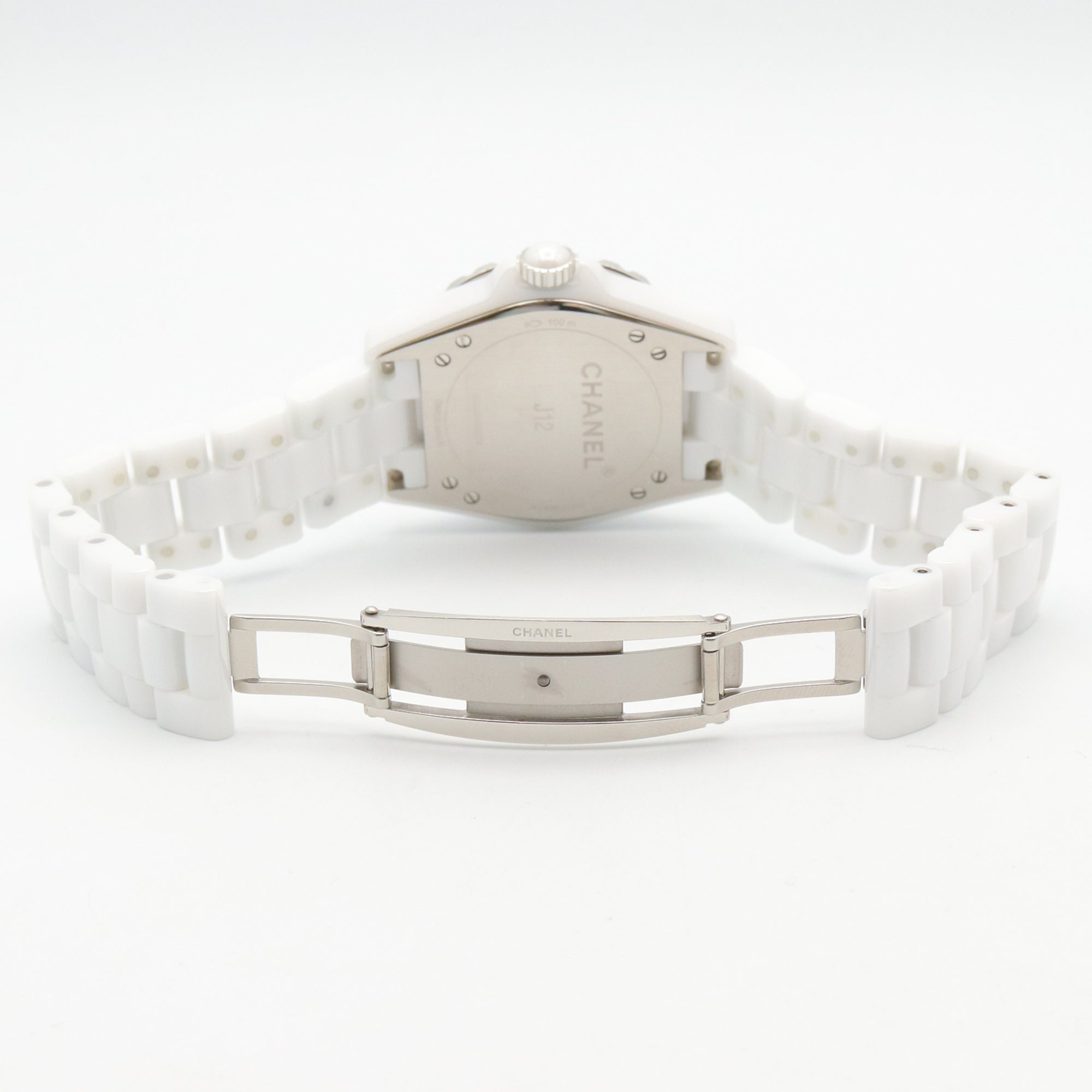 Chanel J12-365 Ceramic Men's Watch, White (H3837) — Very Good