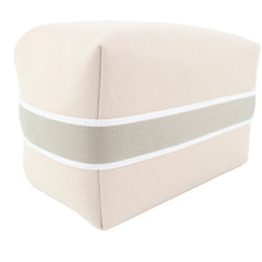 HERMES Bride-à-Brac GM 100% Cotton H Logo Sellier Button Handbag Pouch Ivory Made in France Women's — Like New