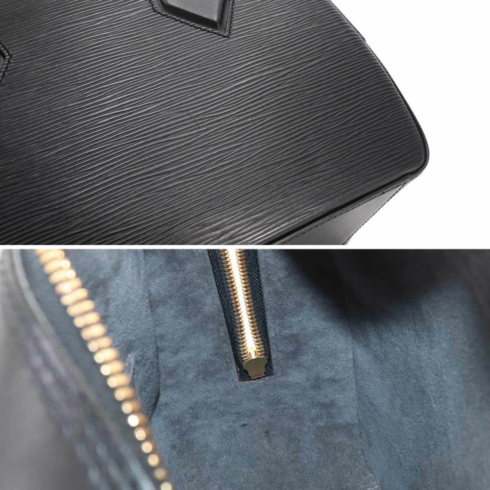 Louis Vuitton Epi Sablon Handbag, Noir Leather, M52042 — Like New