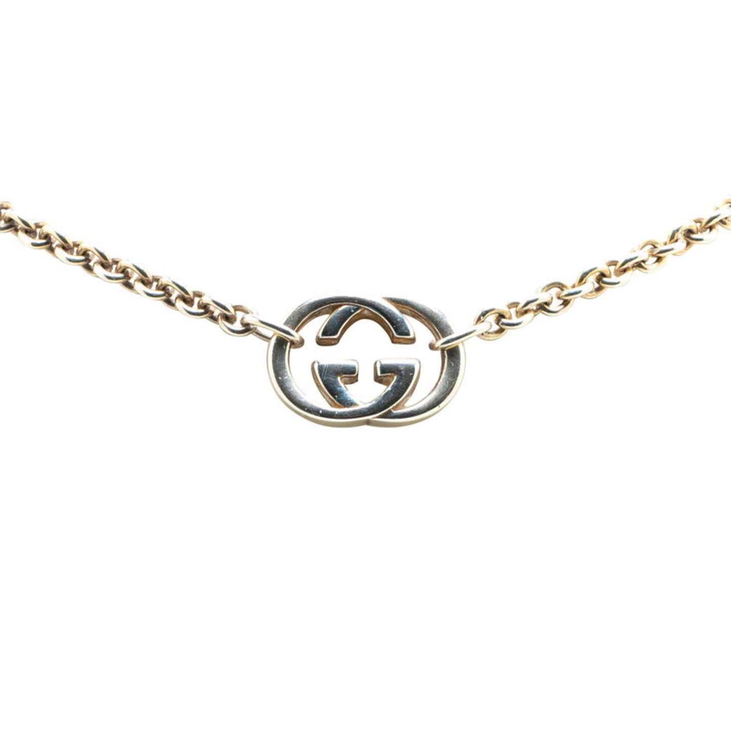 Gucci Interlocking G Chain Necklace SV925 Silver Women's GUCCI