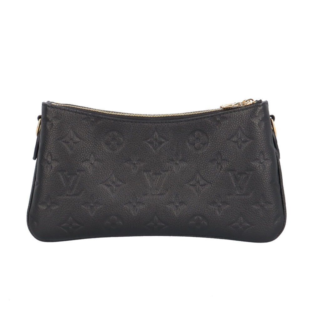 Louis Vuitton Pochette Rive Monogram Empreinte Shoulder Bag, M83301 Black, Women's LOUIS VUITTON — Like New