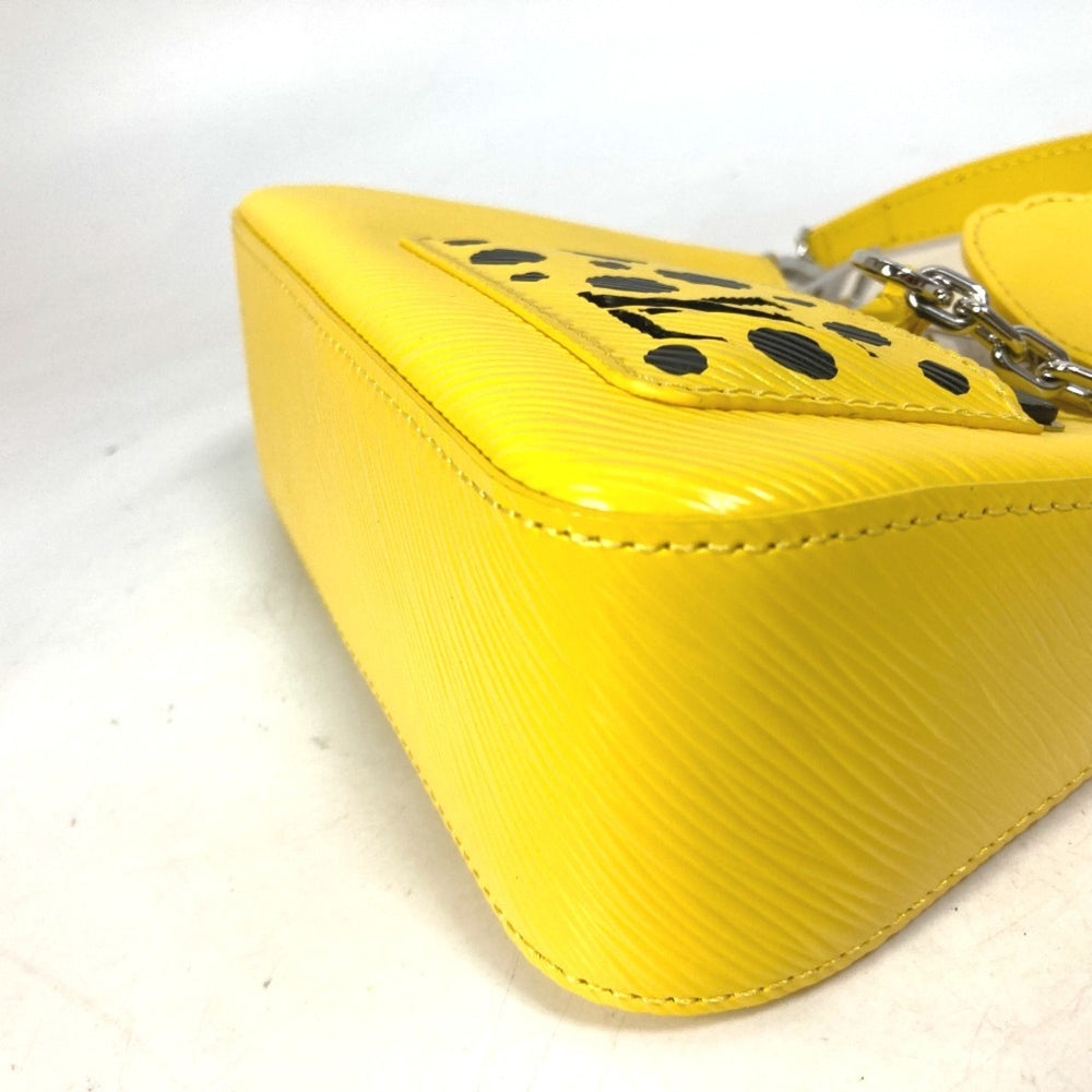 LOUIS VUITTON M21702 Yayoi Kusama collaboration LVxYK Malellini shoulder bag handbag Epi leather ladies jaune yellow — New - Store Return