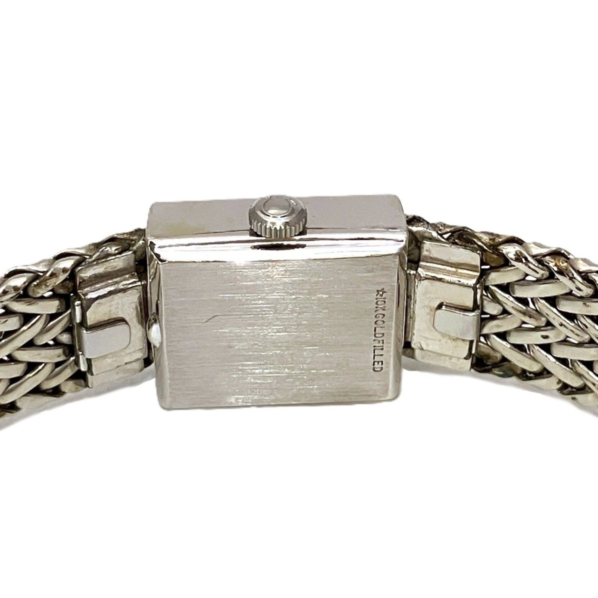 Omega OMEGA wristwatch, total weight 27.4g, GP (gold plated), manual winding, silver dial — Good