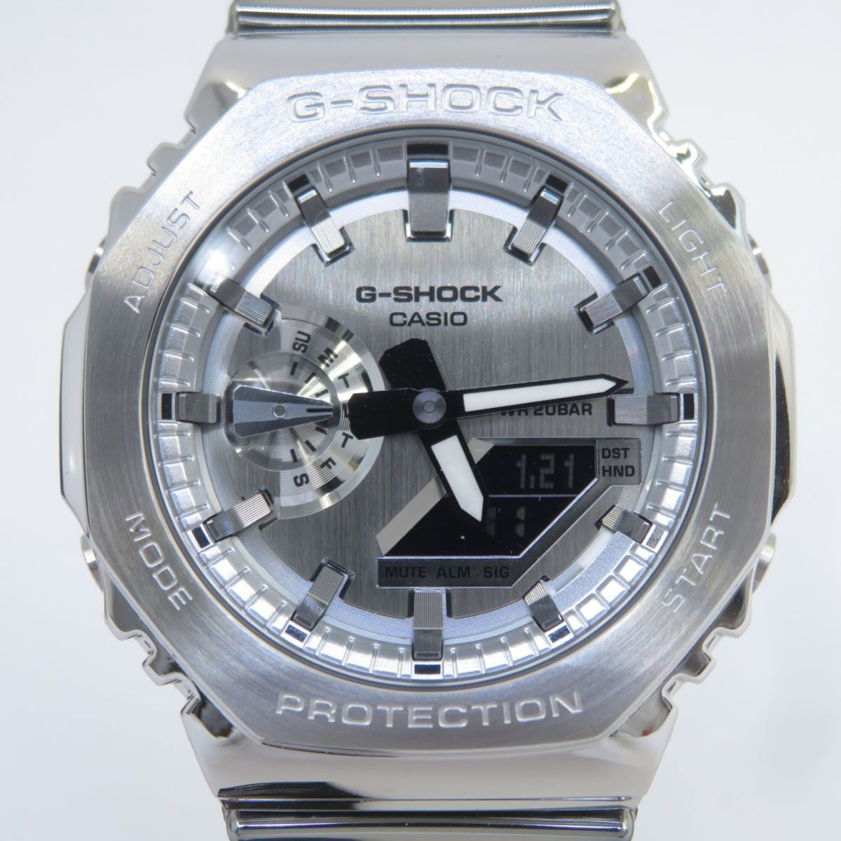 CASIO G-SHOCK FINE METALLIC SERIES GM-2100YM-8ADR Quartz Watch — Like New