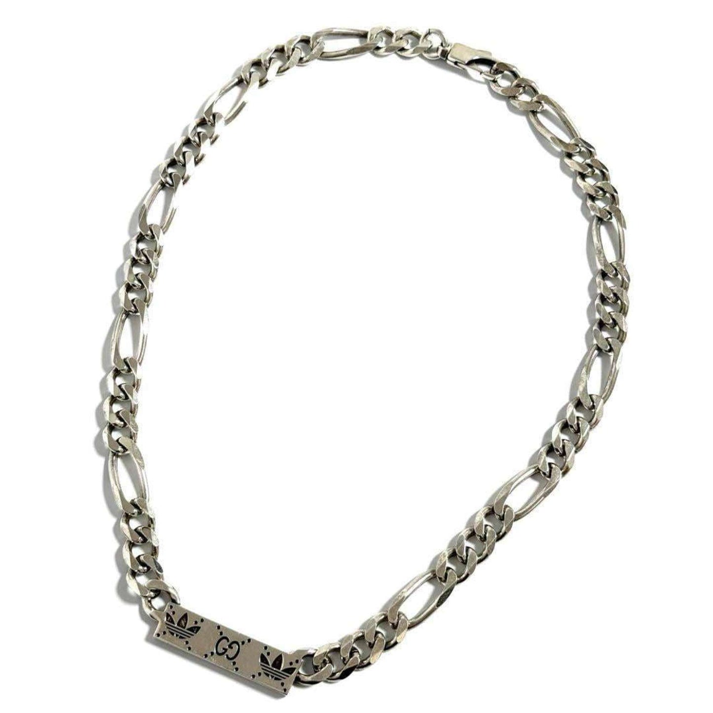 Gucci/Adidas Men's Gourmet Pendant Necklace in Silver