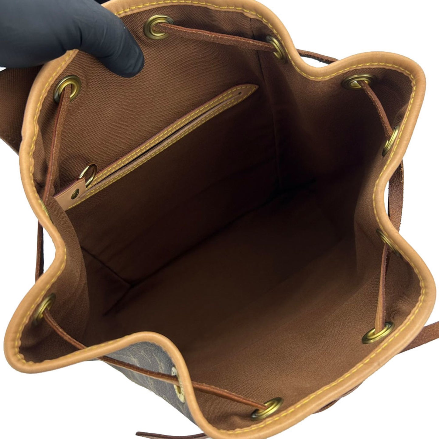 Louis Vuitton Bag Pack Rucksack Montsouris MM M51136 Monogram Leather Women's LV LOUIS VUITTON Back bag