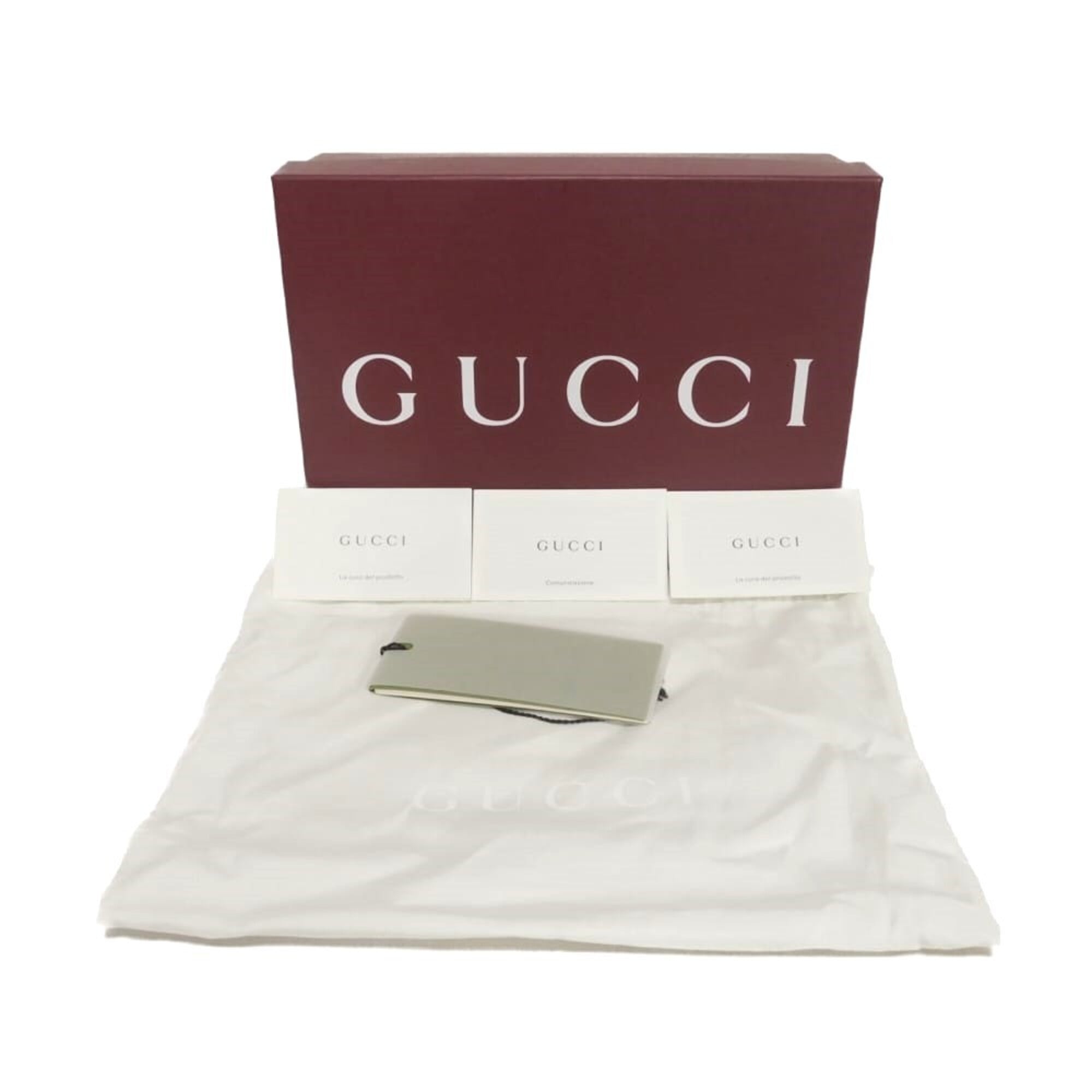 Gucci GUCCI Shoulder Bag GG Emblem Super Calf Black Web 2WAY Supreme Beige 820688 FAD6L 9741 Men's Women's — Like New