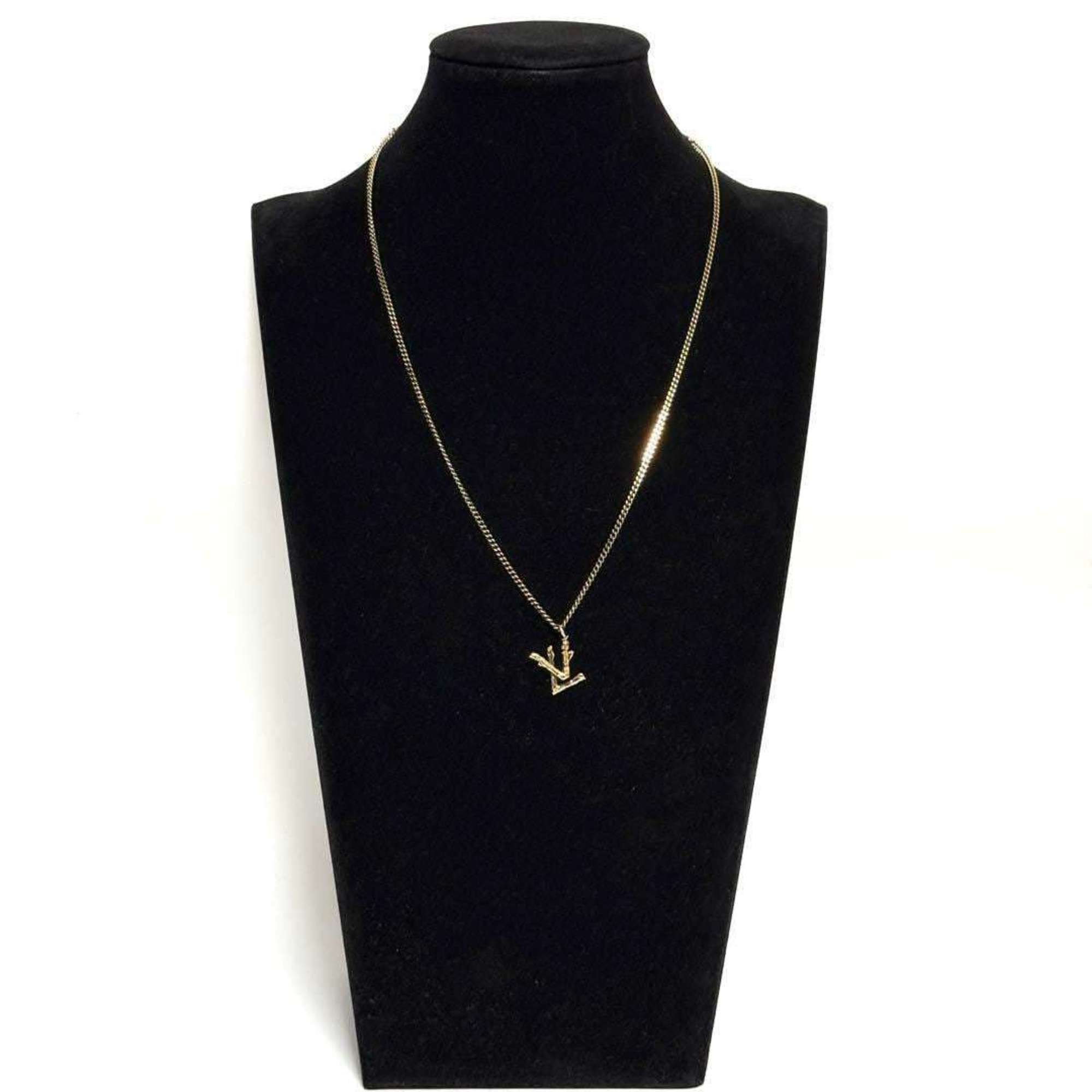 LOUIS VUITTON Men's Pendant Necklace LV Twig — Like New