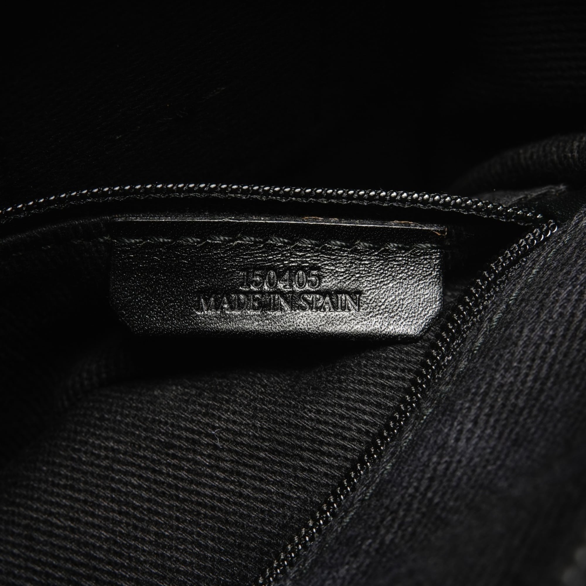 LOEWE Canvas Anagram Repeat Handbag in Black