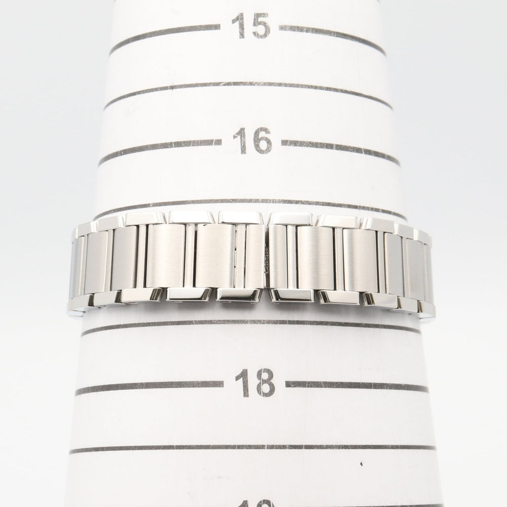 Cartier Tank Française SM Watch, Stainless Steel, Ladies, Pink/Pink Shell, W51028Q3 — Very Good