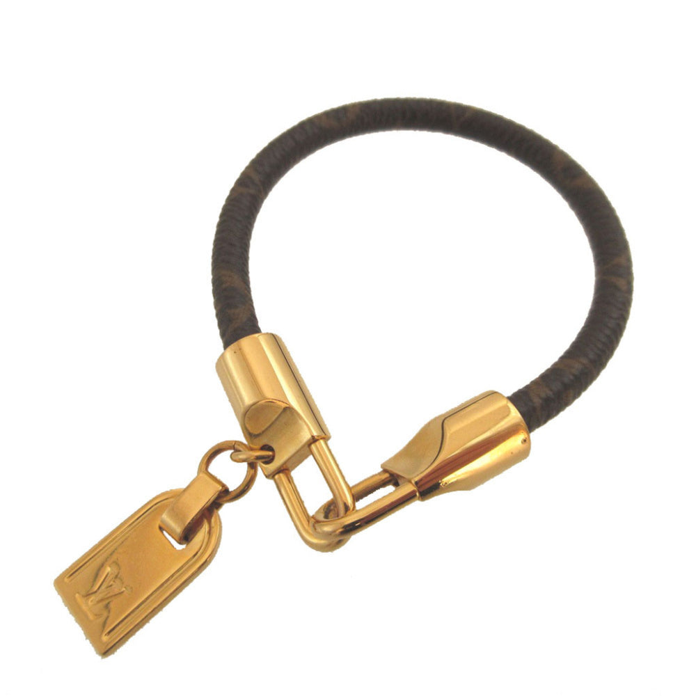 Like new Louis Vuitton Rack It Monogram Brasserie M6605F Brown Bracelet 0476LOUIS VUITTON — Like New